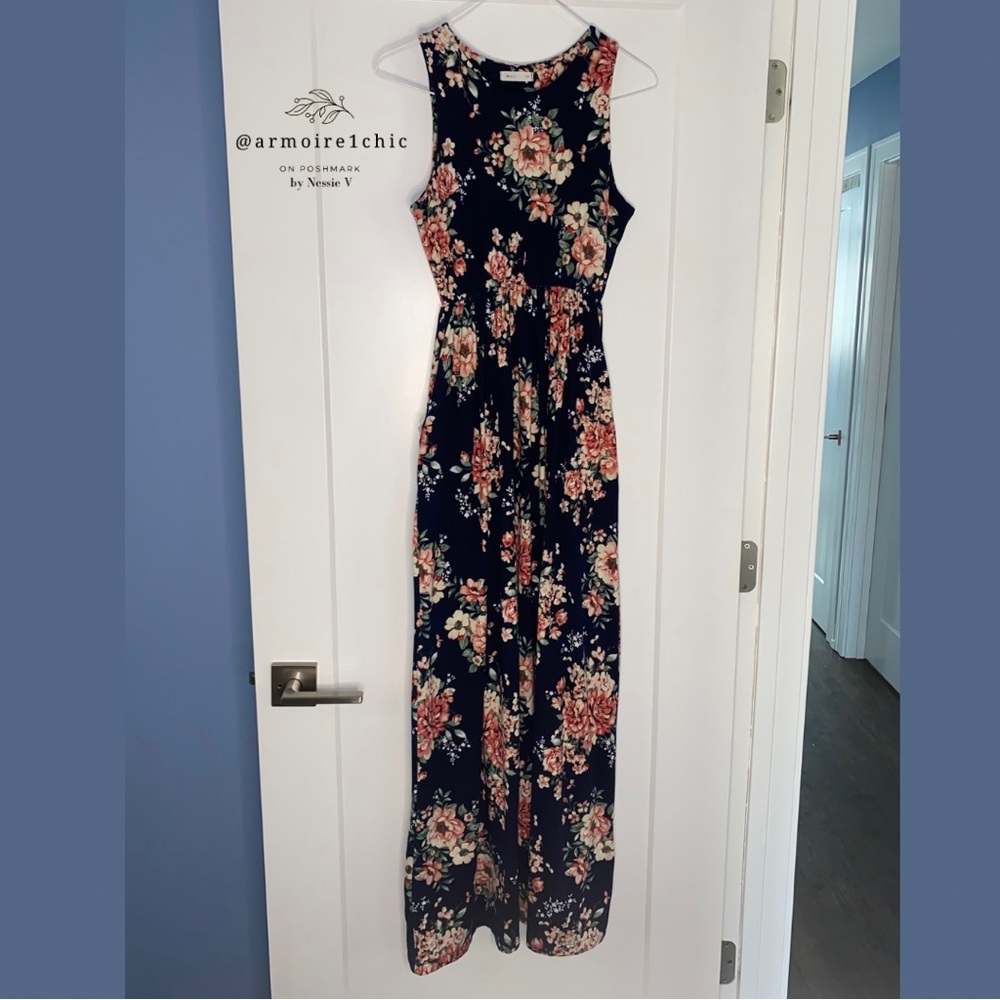 3 for $15! | Women’s Tall M | REB & J. | Sleeveless Maxi Dress | floral - Picture 13 of 13